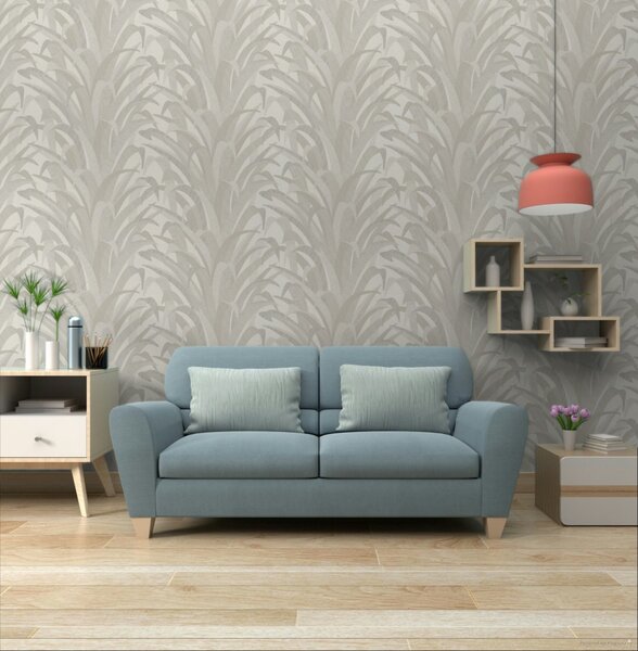 Flis tapeta za zid, listovi, trave, CU3004, Cumaru, Grandeco | Ljepilo besplatno