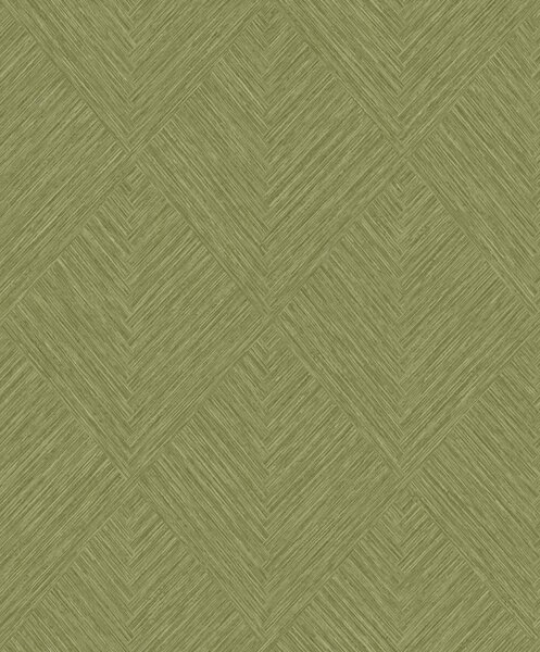 Flis tapeta za zid, zelena, geometrijska, PW3007, Precious Weaves, Grandeco | Ljepilo besplatno