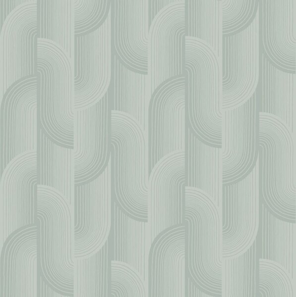 Flis tapeta za zid, zelena, geometrijska, PW3106, Precious Weaves, Grandeco | Ljepilo besplatno