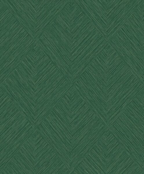 Flis tapeta za zid, zelena, geometrijska, PW3015, Precious Weaves, Grandeco | Ljepilo besplatno