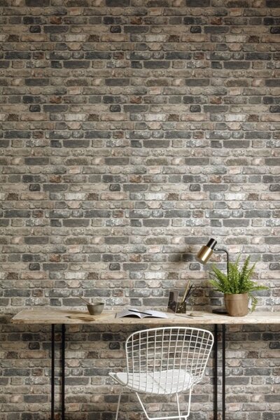 Flis tapeta za zid, cigle, zid od cigle, WL2204, Wanderlust, Grandeco | Ljepilo besplatno