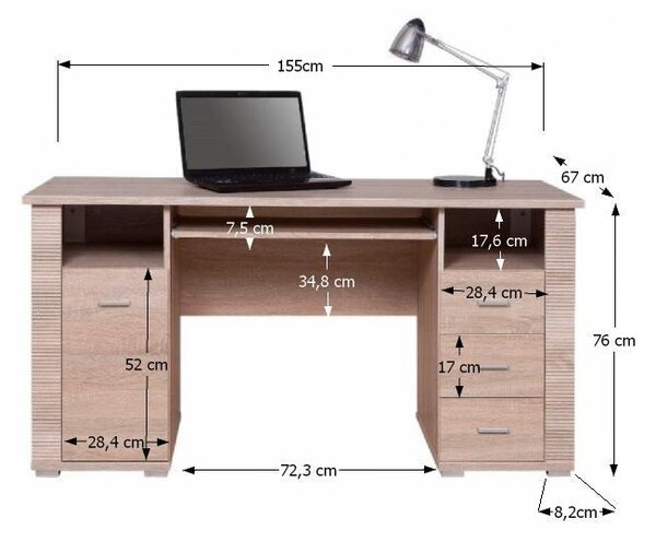 Zondo.hr PC stolić Gary Tip 22 1D3S . 772109