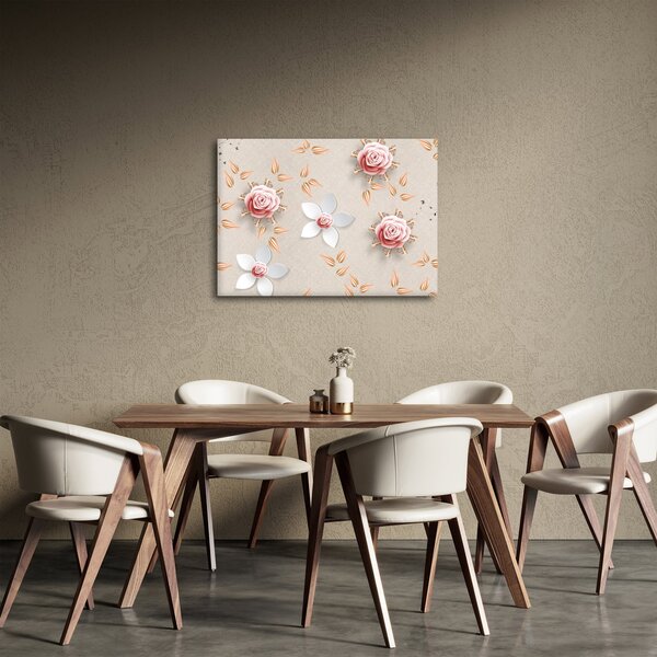 Slika - Cvetovi vrtnic (70x50 cm)