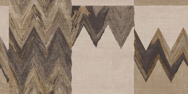 Geometrijska flis tapeta za zid, bež, smeđa, imitacija tkanine, 6679, Metamorphosis, Parato by Cristiana Masi | Ljepilo Gratis