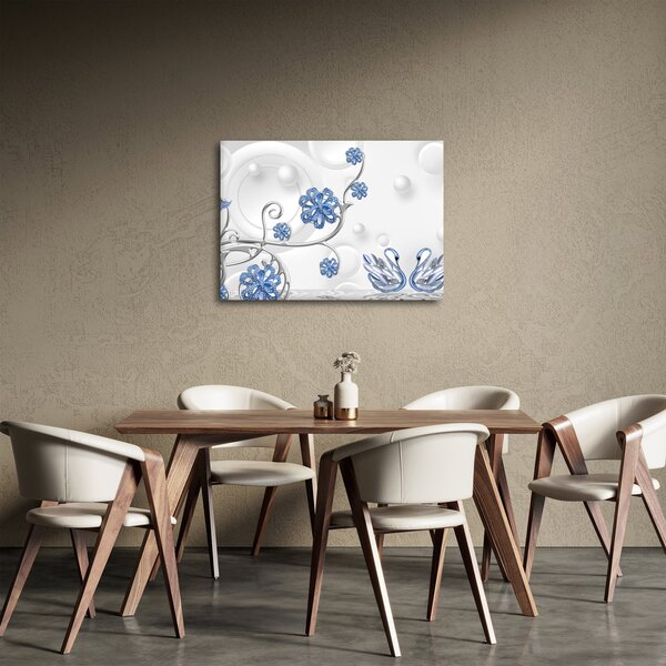 Slika - Modri ​​labodi (70x50 cm)