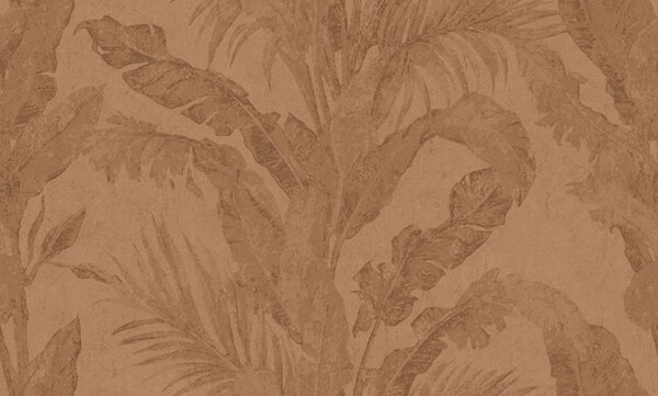 Luksuzna flis tapeta za zid, brončana, smeđa, lišće, imitacija dekorativne žbuke, 6604, Metamorphosis, Parato by Cristiana Masi | Ljepilo Gratis