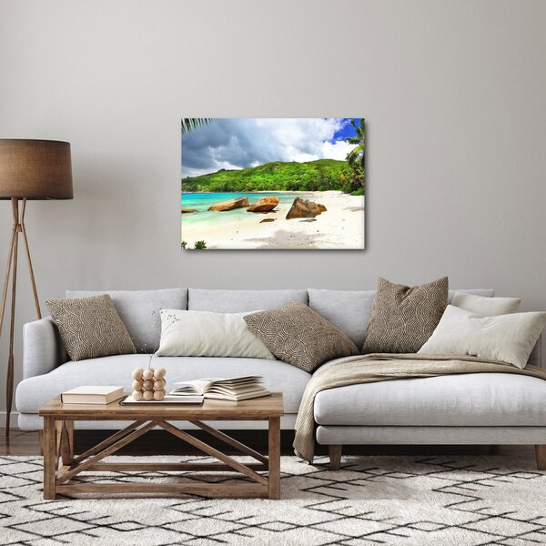 Slika - Sejšeli, plaža Takamaka (70x50 cm)