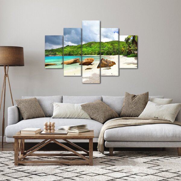 Slika - Sejšeli, plaža Takamaka (150x105 cm)
