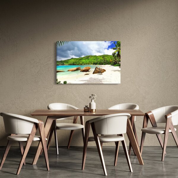 Slika - Sejšeli, plaža Takamaka (90x60 cm)