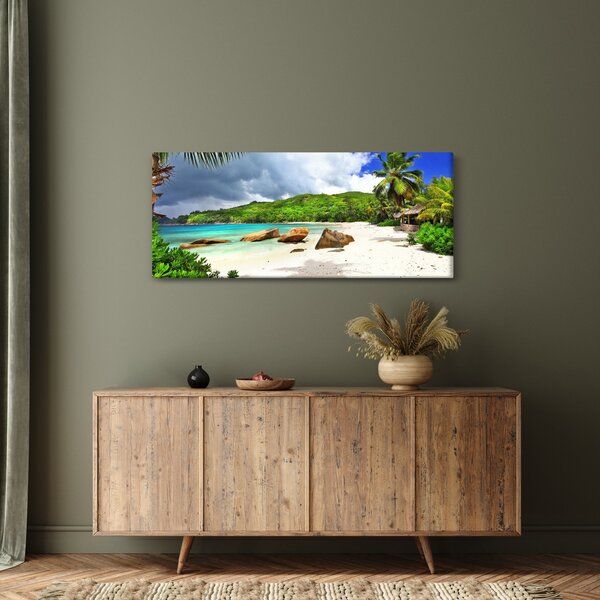 Slika - Sejšeli, plaža Takamaka (120x50 cm)