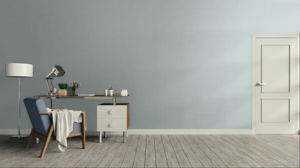 Plava flis tapeta za zid, imitacija tkanine, 4497, Momi, Parato by Cristiana Masi | Ljepilo Gratis
