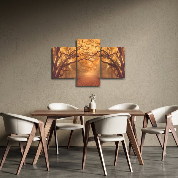 Slika ceste u jesenskom krajoliku (90x60 cm)