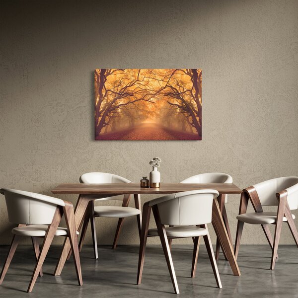 Slika ceste u jesenskom krajoliku (90x60 cm)