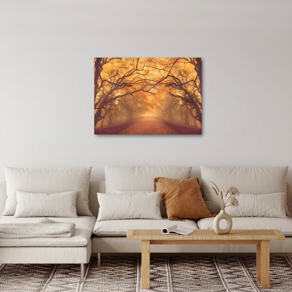 Slika ceste u jesenskom krajoliku (70x50 cm)