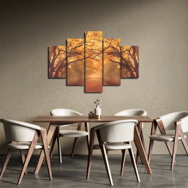 Slika ceste u jesenskom krajoliku (150x105 cm)