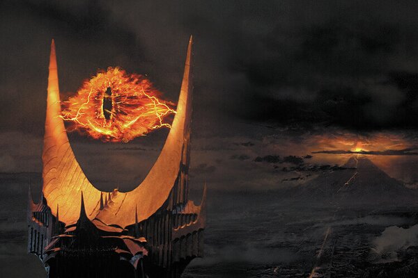 Umjetnički plakat The Lord of the Rings - Eye of Sauron, (40 x 26.7 cm)