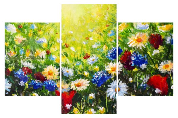 Slika divljeg cvijeća (90x60 cm)