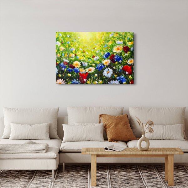 Slika divljeg cvijeća (90x60 cm)