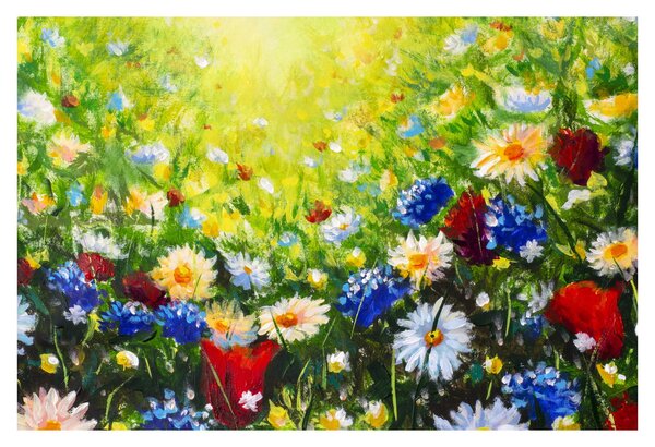 Slika divljeg cvijeća (90x60 cm)