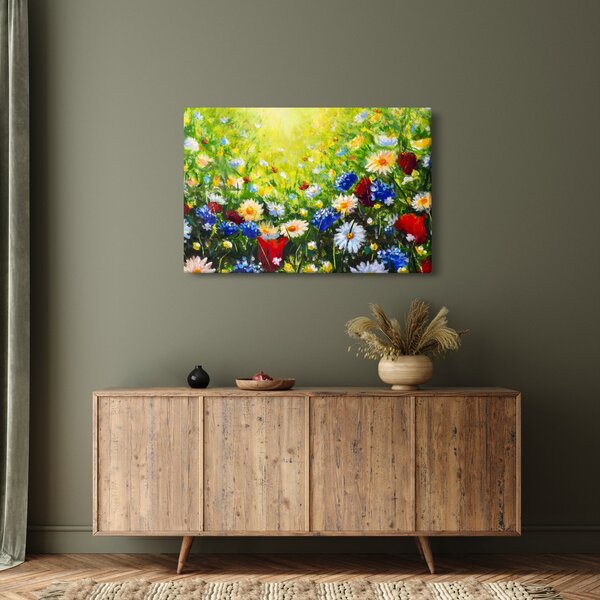 Slika divljeg cvijeća (90x60 cm)