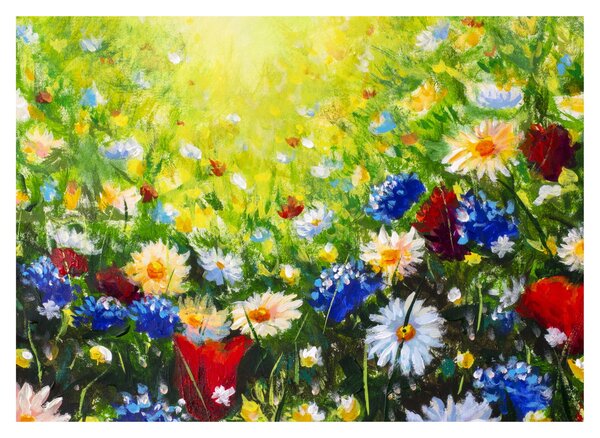 Slika divljeg cvijeća (70x50 cm)