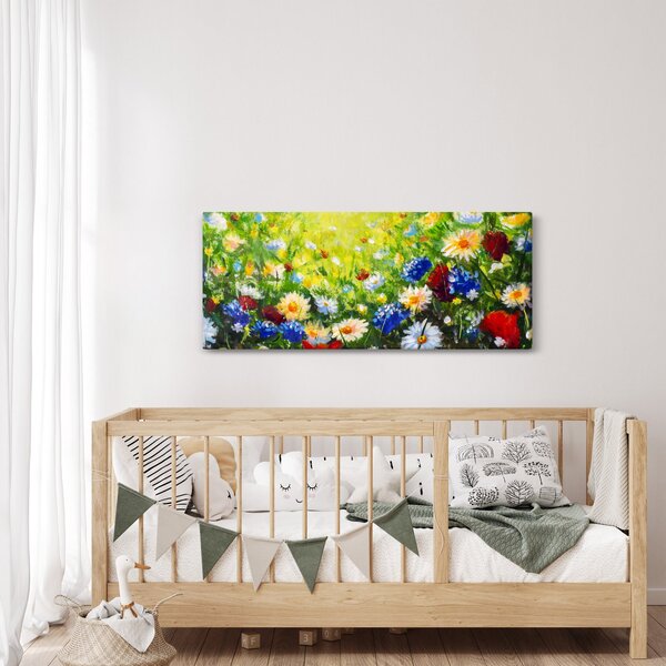 Slika divljeg cvijeća (120x50 cm)