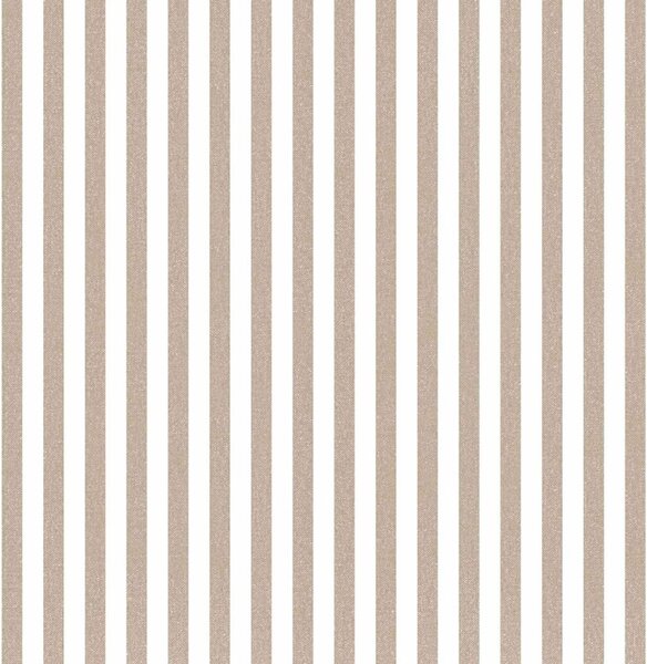 Flis tapeta za zid, smeđa, imitacija tkanine, pruge, 38437, Top Stripes, Parato by Cristiana Masi | Ljepilo Gratis