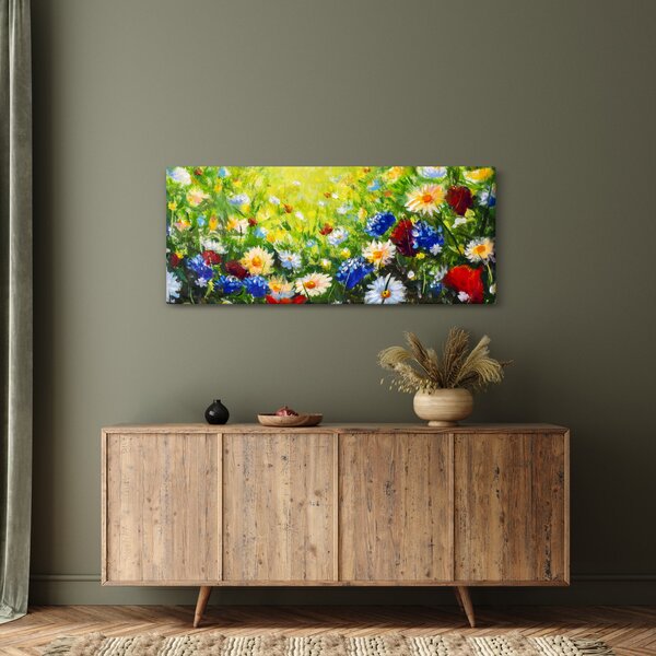 Slika divljeg cvijeća (120x50 cm)