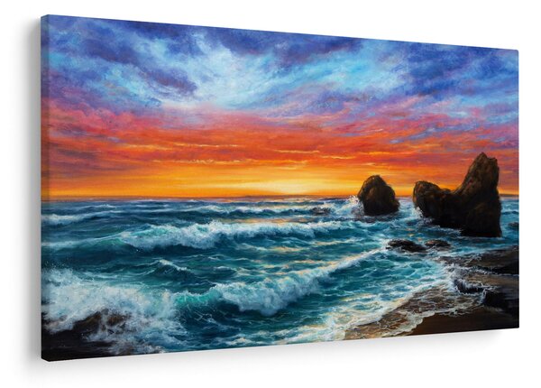 Slika - Zalazak sunca (90x60 cm)