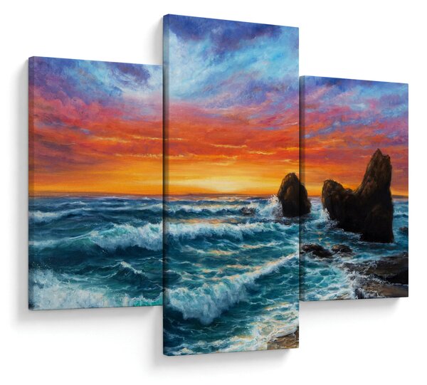 Slika - Zalazak sunca (90x60 cm)