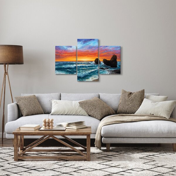Slika - Zalazak sunca (90x60 cm)