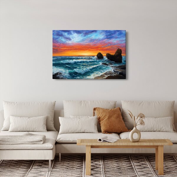Slika - Zalazak sunca (90x60 cm)