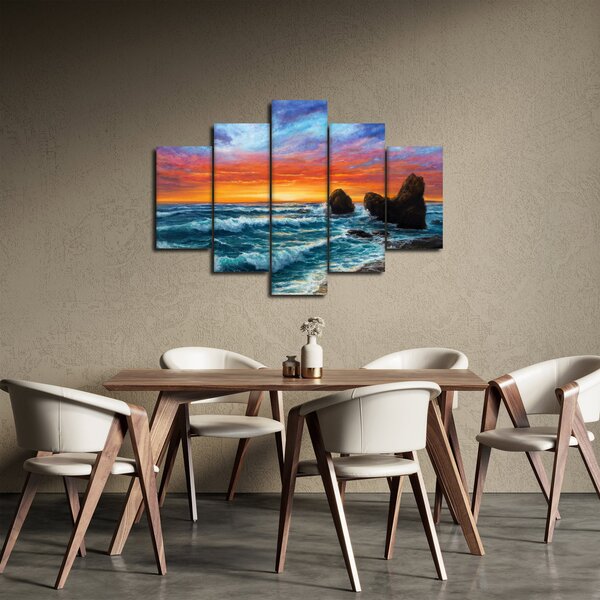 Slika - Zalazak sunca (150x105 cm)