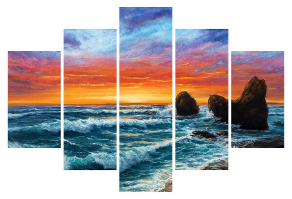 Slika - Zalazak sunca (150x105 cm)