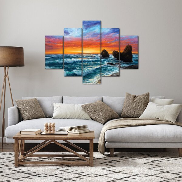 Slika - Zalazak sunca (150x105 cm)