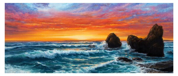 Slika - Zalazak sunca (120x50 cm)