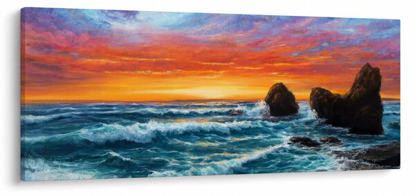 Slika - Zalazak sunca (120x50 cm)