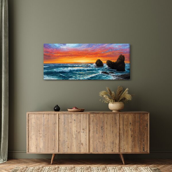 Slika - Zalazak sunca (120x50 cm)