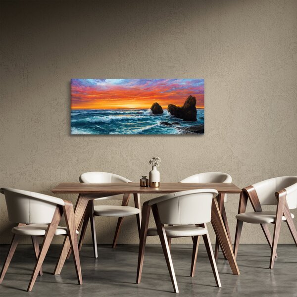 Slika - Zalazak sunca (120x50 cm)