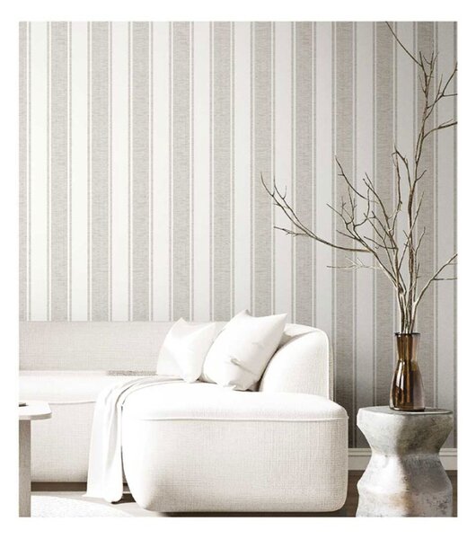 Flis tapeta za zid, krem-plava, pruge, 23676, The Best Classic & Elegant, Cristiana Masi by Parato | Ljepilo Gratis