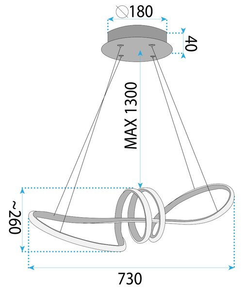 LED svijetiljka LHJ036-CP GOLD