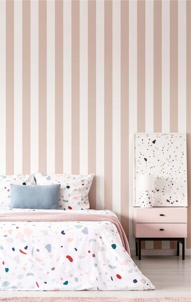 Flis tapeta za zid, ružičasta, pruge, 38444, Top Stripes, Parato by Cristiana Masi | Ljepilo Gratis