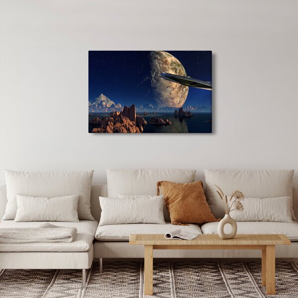 Slika - Dolazak vanzemaljaca (90x60 cm)