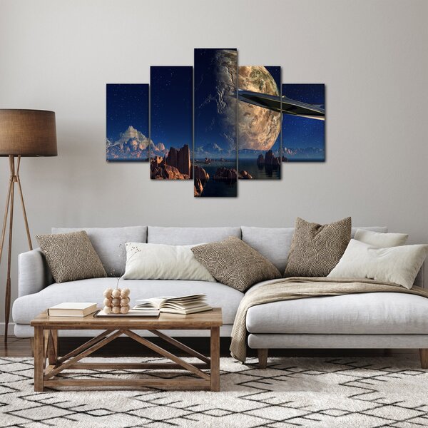 Slika - Dolazak vanzemaljaca (150x105 cm)