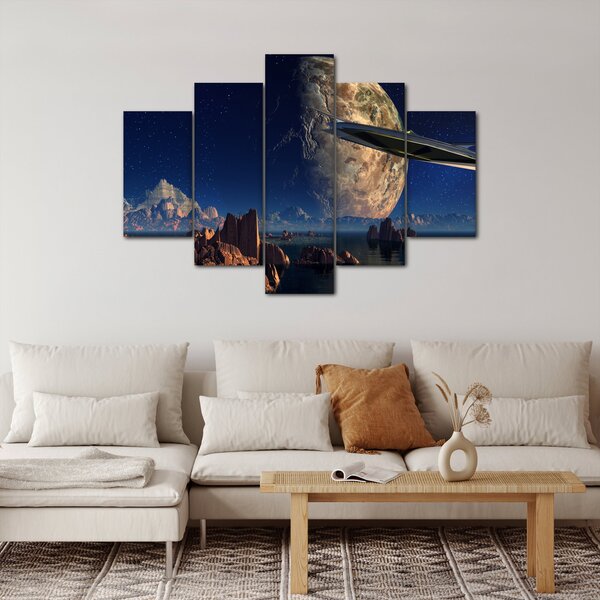 Slika - Dolazak vanzemaljaca (150x105 cm)