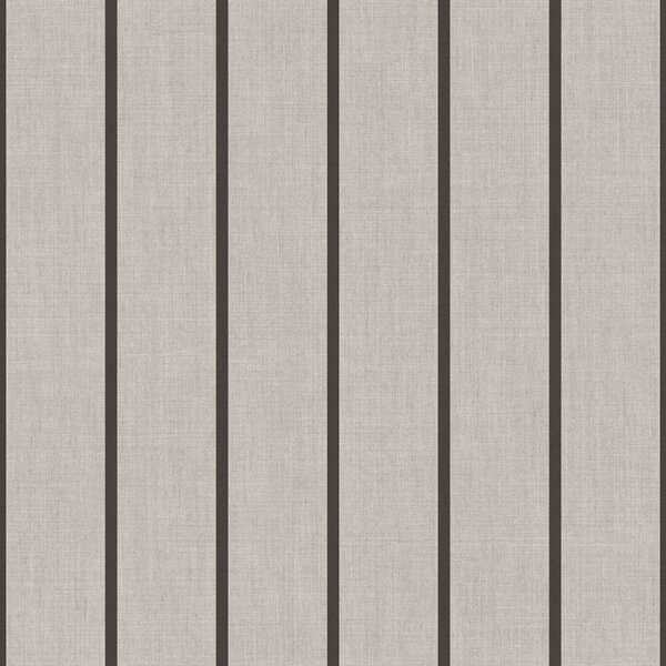 Flis tapeta za zid, sivo-crna, imitacija tkanine, pruge, 38462, Top Stripes, Parato by Cristiana Masi | Ljepilo Gratis