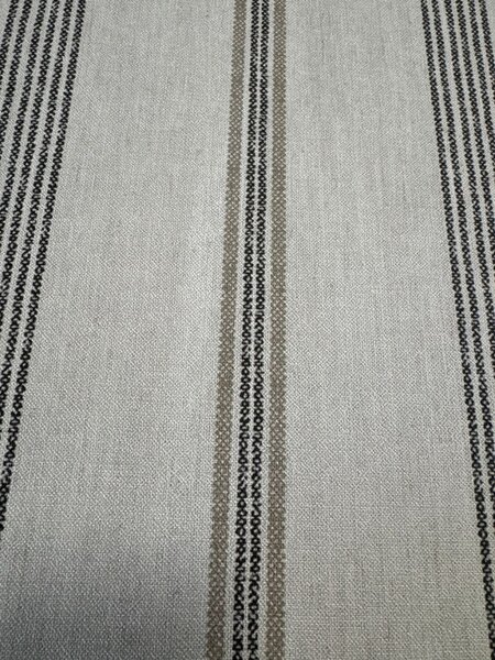Flis tapeta za zid, sivo-crna, imitacija tkanine, pruge, 38429, Top Stripes, Parato by Cristiana Masi | Ljepilo Gratis