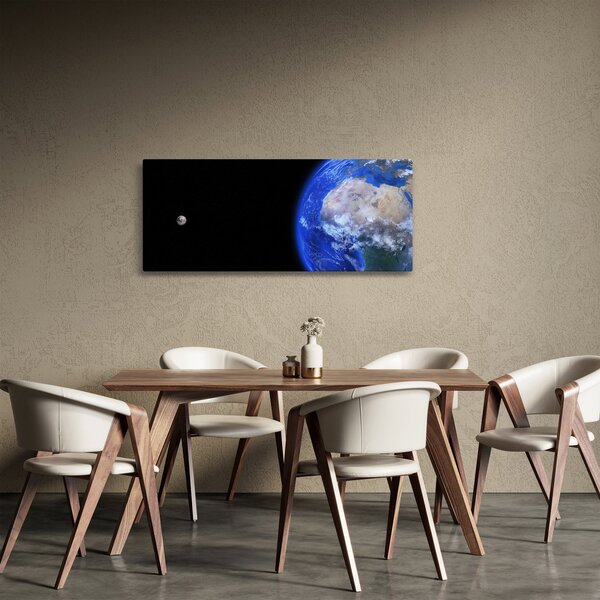 Slika Mjeseca i Zemlje (120x50 cm)