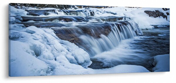 Slika rijeke zimi (120x50 cm)