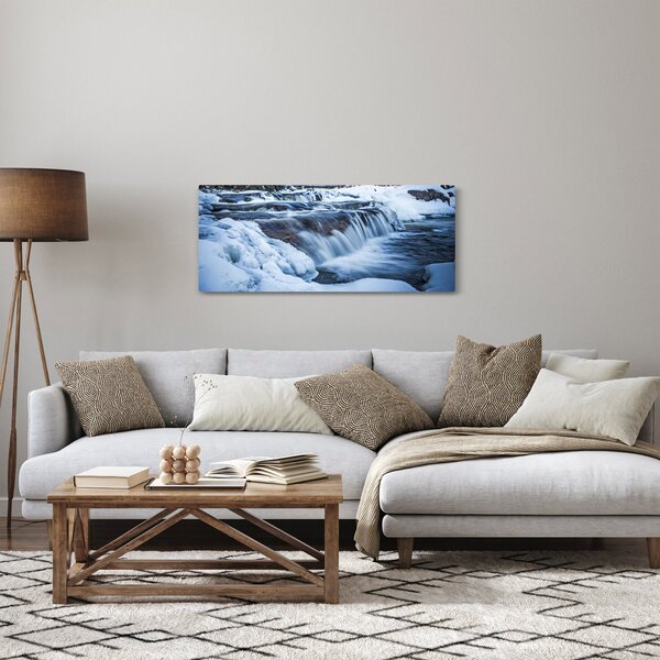 Slika rijeke zimi (120x50 cm)